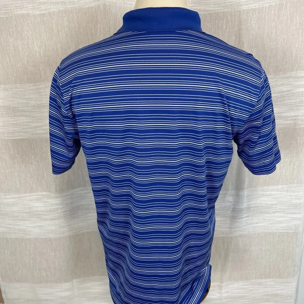 Nike‎ Golf Tour Performance Polo Shirts Dri-Fit Size Large Lot of 2 Blue L